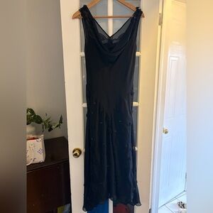 Elegant Black Sleeveless Dress